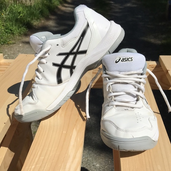 Asics Other - ASICS Mens white tennis sneakers sz 7.5 GUC-**Brand new white laces included**